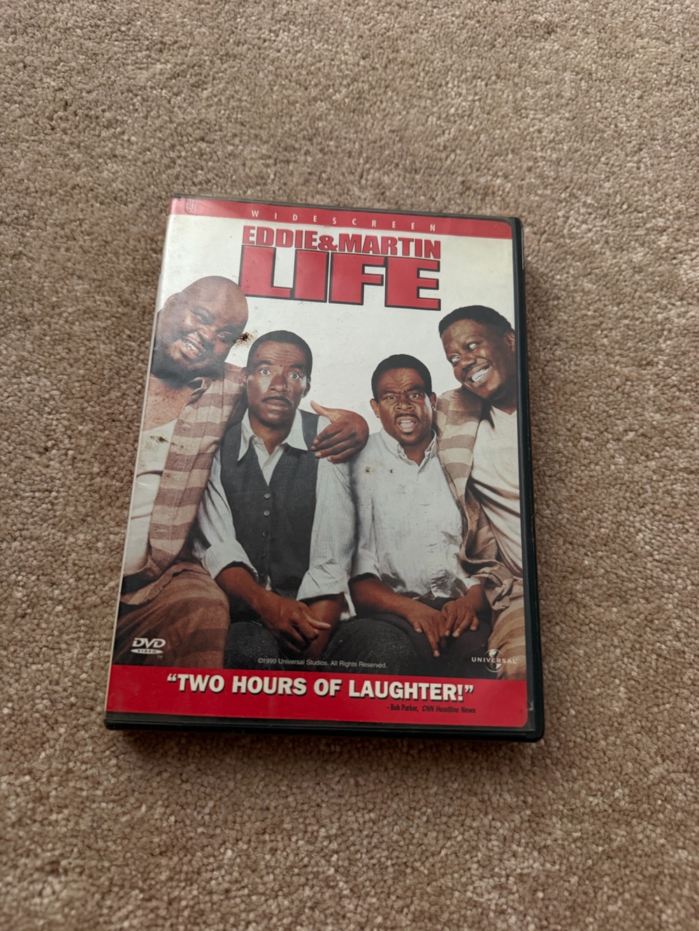 Universal Eddie & Martin Life DVD Red White Black